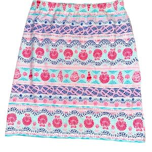 Talbots Summer Shells Skirt